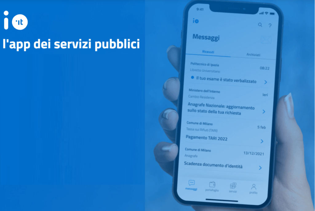 L’app IO: come funziona l’app dei servizi pubblici italiani